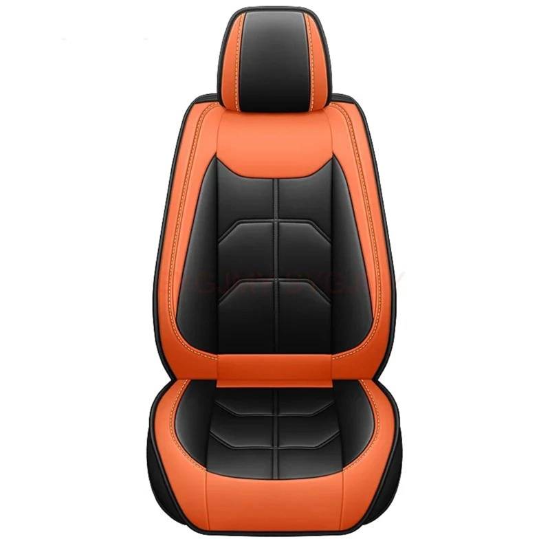 Auto Sitzbezügesets Universal Auto Sitzbezug Akzent Zubehör Auto Sitz Schutz Pads Auto Vordersitz Abdeckung Automobil Innen Auto Sitz Abdeckung(Orange) von AXTAZS