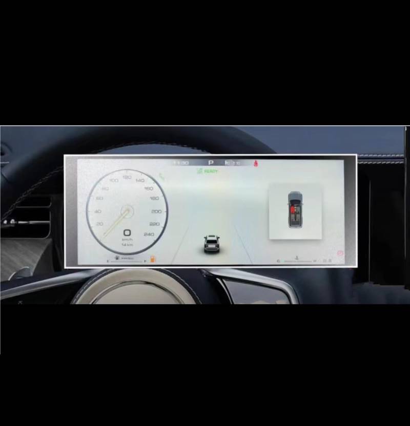 Kompatibel Mit GWM Für Tank 500 2023 2024, Auto-LCD-Bildschirm, Navigation, GPS-Schutz Und Armaturenbrett-Zubehör, Gehärtete Glasfolie Displayschutzfolien GPS(Dashboard and GPS) von AXTAZS