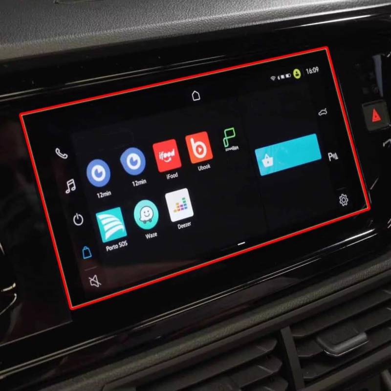 Kompatibel Mit VW Für Nivus 2021 Auto 10,1 Zoll Auto GPS Navigation Gehärtetes Glas Displayschutzfolie Auto Innenaufkleber Zubehör Displayschutzfolien GPS von AXTAZS