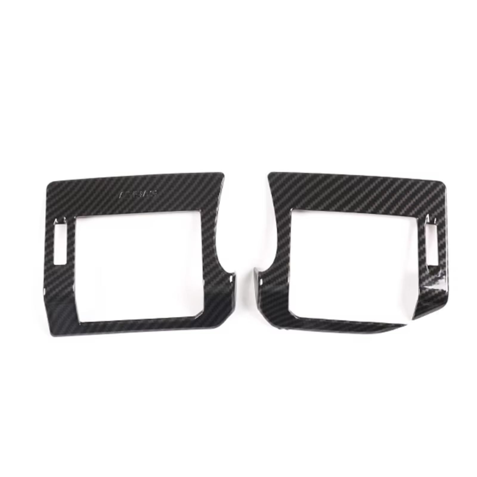 Lüftungsgitter Abdeckung Kompatibel Mit Land Für Rover Für Defender 110 130 2020 2021 Auto Innen Zubehör AC Vent Rahmen Abdeckung Trim(Carbon Fiber Pattern) von AXTAZS