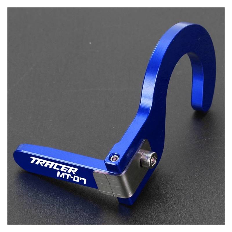 Hupenknopfverlängerung Für MT07 TRACER 7 GT TRACER700 2014-2021 2024 2023 2022 2021 Motorrad Horn Schalter Taste Shell Verlängerung Halterung Teile(Blue-with logo) von AYCATICUNT