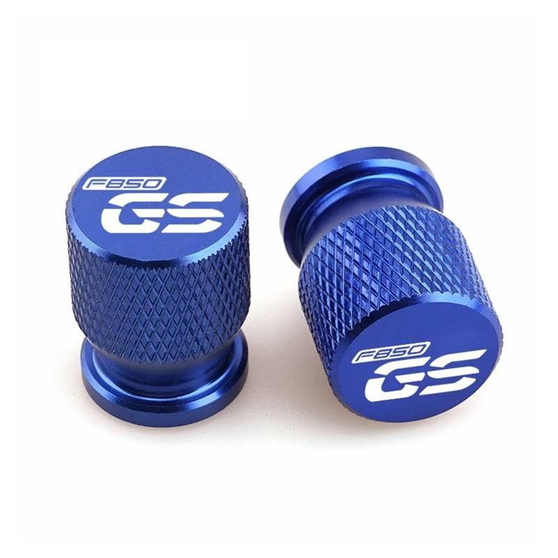 Reifenventilabdeckung FÜR F750GS F850GS ADV Adventure 2PCS Rad Reifen Ventil Air Port Stem Cap CNC Luftdichte Abdeckung(Blue F850GS) von AYCATICUNT