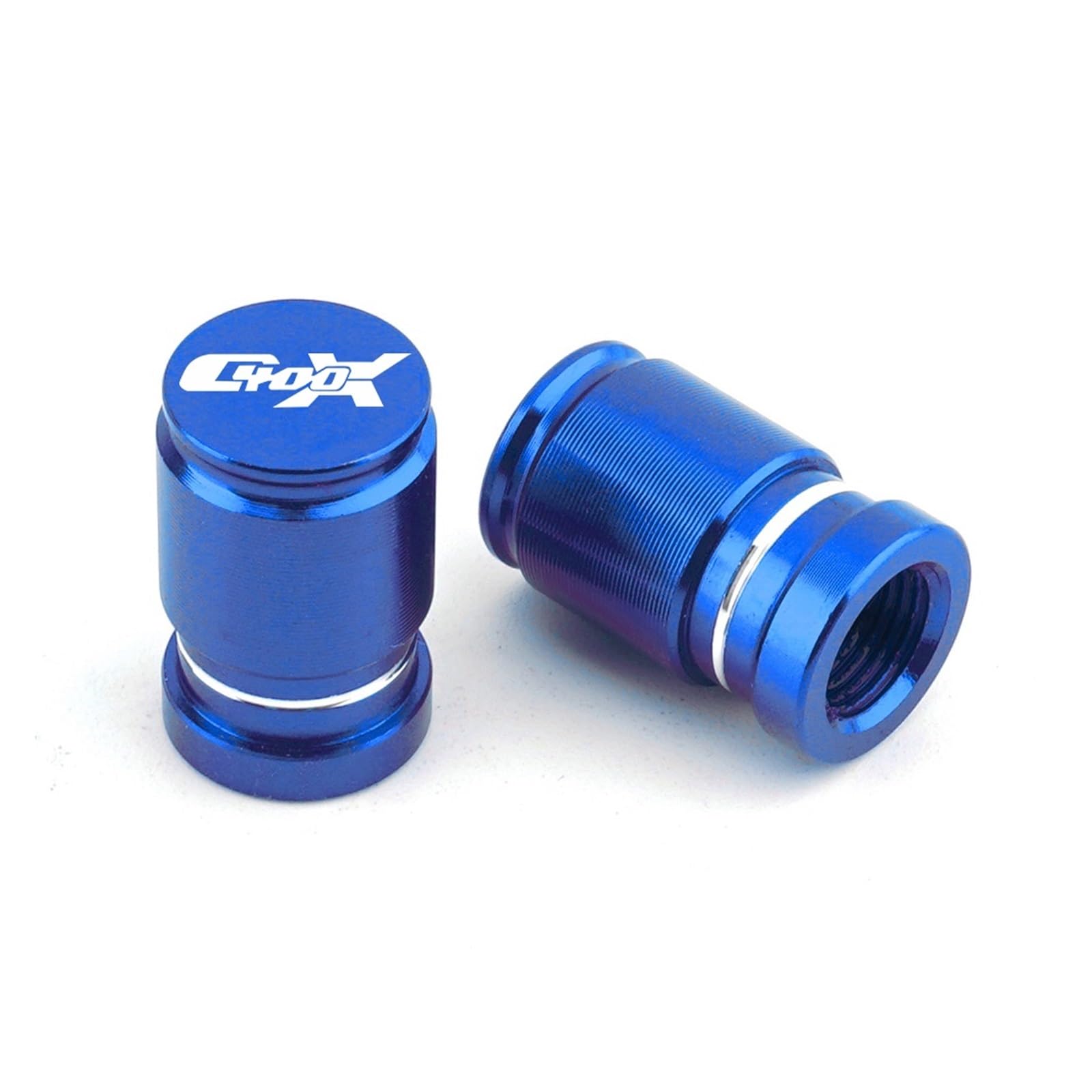 Reifenventilabdeckung Für C400GT C400X C400 C 400 GT/X 2019 2020 2021 2022 Motorrad Aluminium Reifen Ventil Stem Abdeckung Reifen Felge Air Port Caps Stecker(C400X Blue) von AYCATICUNT