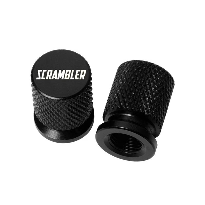 Reifenventilabdeckung Für Ducati Scrambler 400 800 1100 2014 2015 2016 2017 2018 2019 CNC Reifen Ventil Air Port Abdeckung Kappe Motorrad Zubehör(B) von AYCATICUNT