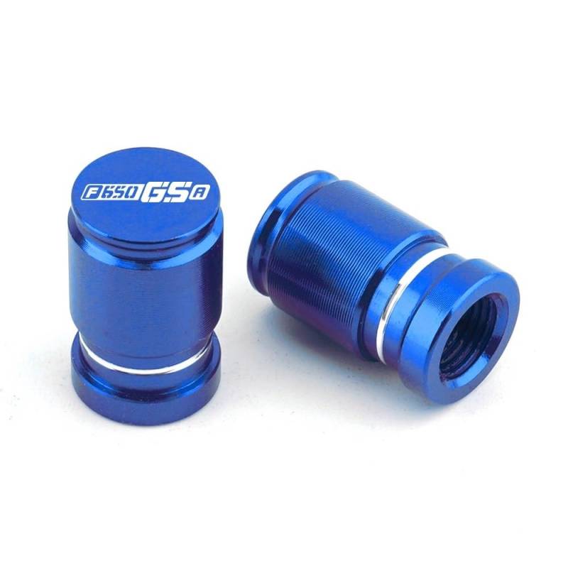 Reifenventilabdeckung Für F650GS F650GSA F650 F 650 GS Alle Jahre Motorrad Reifen Ventil Air Port Stem Abdeckung Kappe Stecker CNC Aluminium Zubehör(F650GSA Blue) von AYCATICUNT