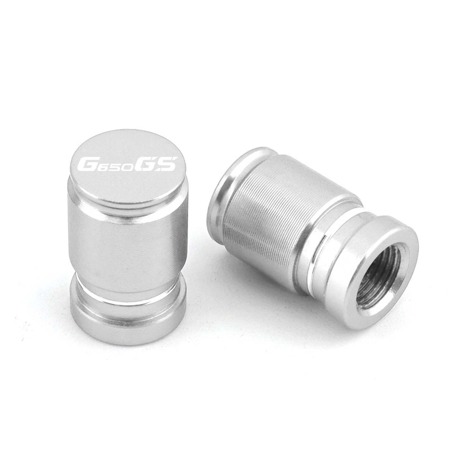 Reifenventilabdeckung Für G650GS G650 G 650 GS 2011-2018 Motorrad Zubehör CNC Aluminium Reifen Ventil Air Port Stem Abdeckung Caps Stecker(Silver) von AYCATICUNT