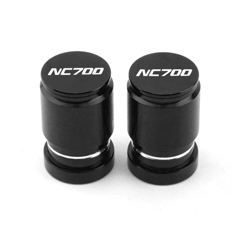 Reifenventilabdeckung Für Hon@&da NC700 NC 700 Nc700 Motorrad Zubehör Rad Reifen CNC Aluminium Ventil Stem Caps Luftdichte Abdeckungen(Black) von AYCATICUNT