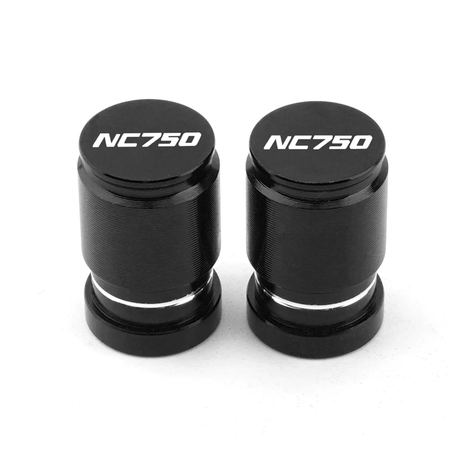 Reifenventilabdeckung Für Hon@&da NC750 NC750X NC750S Motorrad Universal Reifen Ventil Air Port Stem Abdeckung Kappe Stecker CNC Aluminium Zubehör(Black) von AYCATICUNT