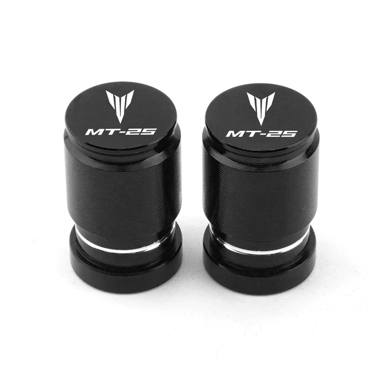 Reifenventilabdeckung Für MT-25 MT25 Universal Motorrad Zubehör Rad Reifen CNC Aluminium Ventil Stem Caps Luft Luftdichte Abdeckungen(Black) von AYCATICUNT