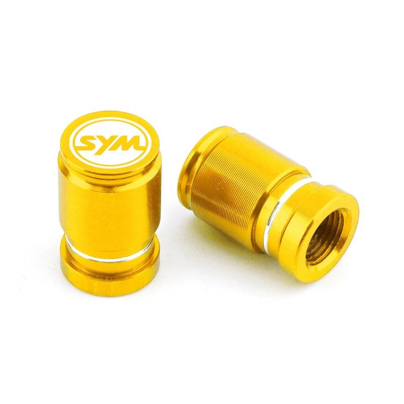 Reifenventilabdeckung Für SYM CRUISYM 125 150 180 250 300 300i CRUISYM300 Alpha Motorrad CNC Zubehör Rad Reifen Ventil Stem Cap Luftdichte Abdeckung(Gold) von AYCATICUNT