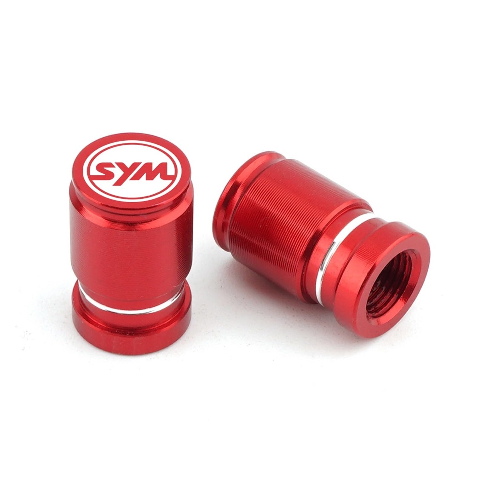 Reifenventilabdeckung Für SYM Jet-X 125 150 X125 X150 Jet 14 50 JET14 125 200 Motorrad CNC Zubehör Rad Reifen Ventil Stem Cap Luftdichte Abdeckung Stecker(Red) von AYCATICUNT