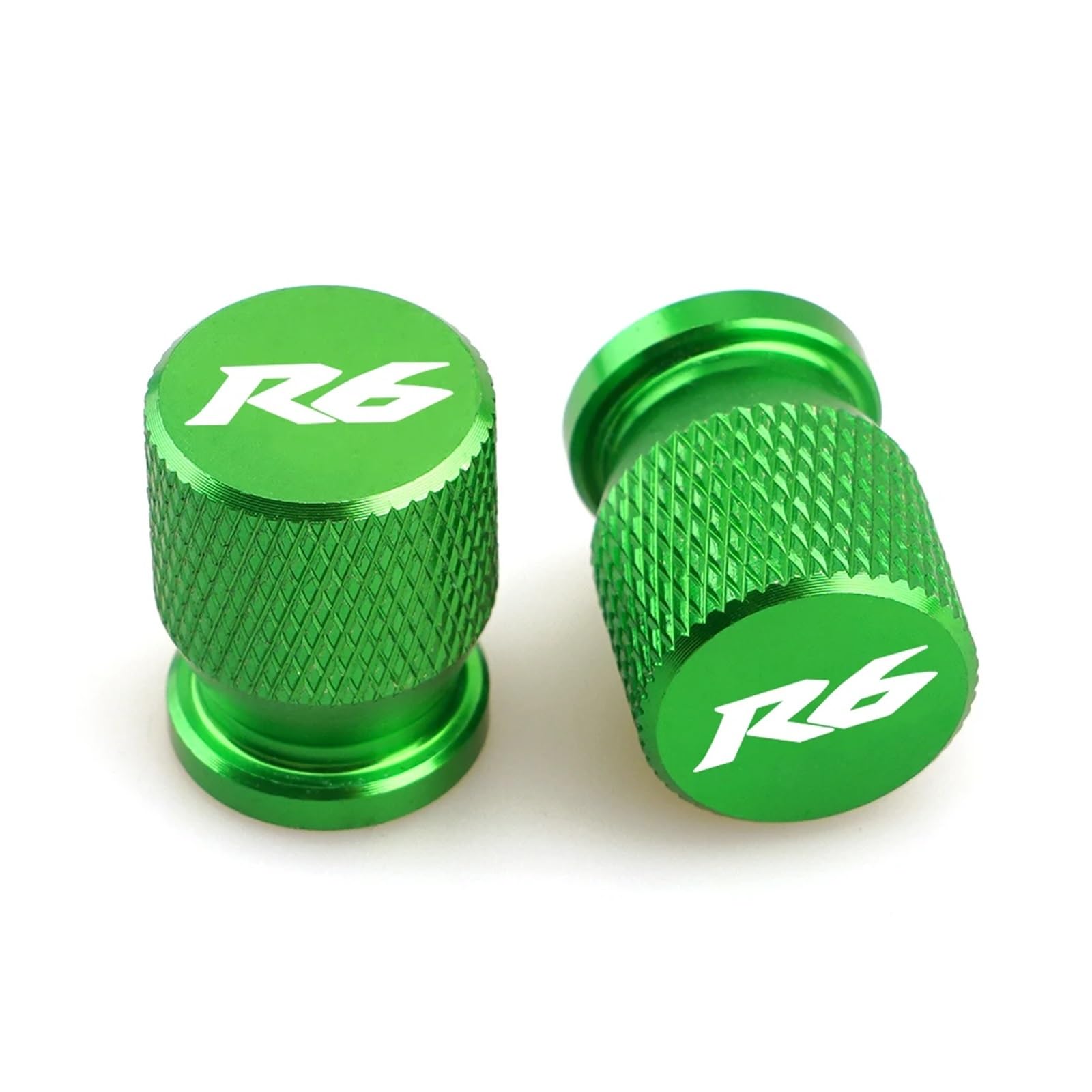 Reifenventilabdeckung Für YZFR6 YZF-R6 YZF R6 1999-2015 Motorrad Reifen Ventil Air Port Stem Abdeckung Kappe Stecker CNC Aluminium Zubehör(Green) von AYCATICUNT