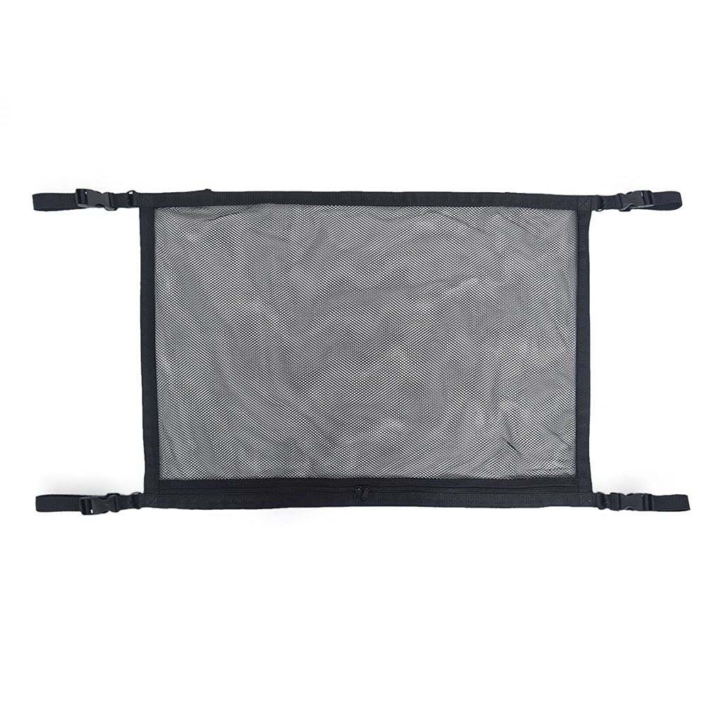 GepäCknetz Autodach,Auto Netz Dachhimmel Auto-Dach-Aufbewahrungstasche Autositz Lagerung Net-Tasche Atmungsaktive Mesh-Organizer-Kleidung Gepäck-Quilt-Sonnenbrüche Lagerung Trunk Organizer von AYKANING