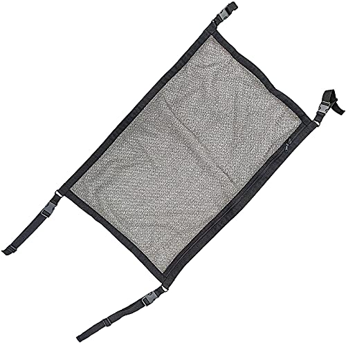 GepäCknetz Autodach,Auto Netz Dachhimmel Auto-Dach-Sonnenbremsen Aufbewahrungstasche Doppelschicht-Mesh-Trunk-Organizer-Bag-Celling SUV Aufbewahrungsnetz für universelle Automobil(Single Layer) von AYKANING