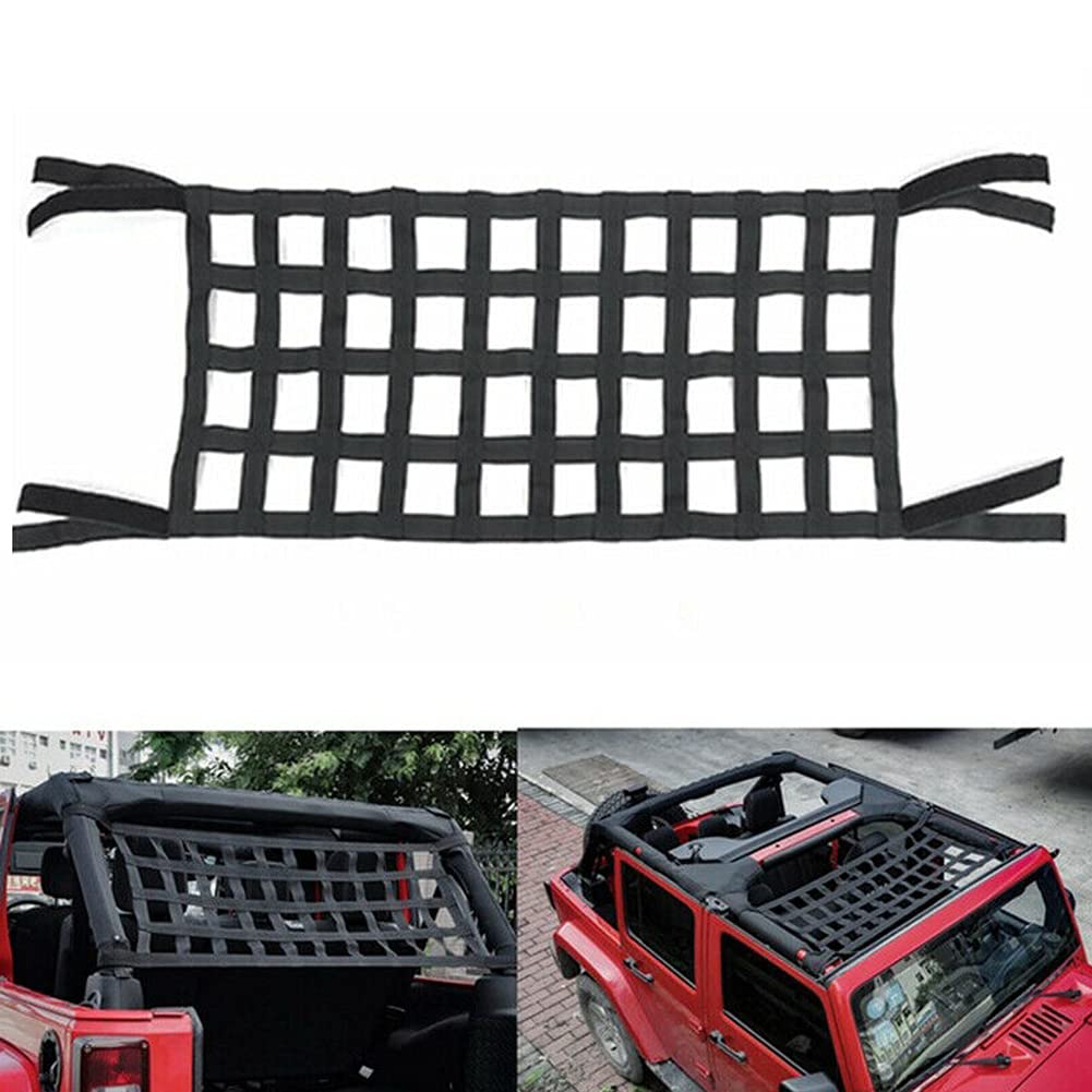 GepäCknetz Autodach,Auto Netz Dachhimmel Organizer Car Cargo Net Mesh Cargo Net Auto Dach Net Hängematte von AYKANING