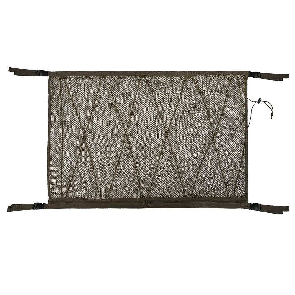 GepäCknetz Autodach,Auto Netz Dachhimmel SUV Auto Deckenaufbewahrungsnetz-Taschenauto-Dachbeutel-Innenraum-Frachtnetz Atmungsaktive Mesh-Tasche Auto-Storing aufräumen Innenausstattung(Green Upgrade) von AYKANING