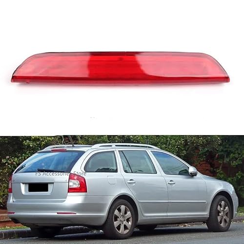 AYKNINGD Zusatzbremsleuchten，Bremsleuchte Hinten Rotes hinteres mittleres hochgestelltes drittes Bremslicht, Bremsleuchte 1Z9945097C. Passend for Skoda Octavia Mk2 Kombi 2004–2013, 1Z9945097. von AYKNINGD