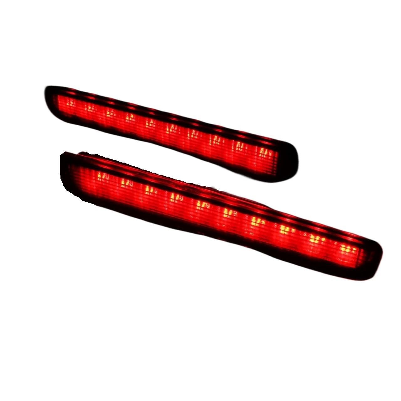 AYKNINGD Zusatzbremsleuchten，Bremsleuchte Hinten Rotes hochrangiges Bremslicht mit schwarzer Linse, passend for VW T5 T6 Transporter, Scheunentor, Baujahr 2003 von AYKNINGD