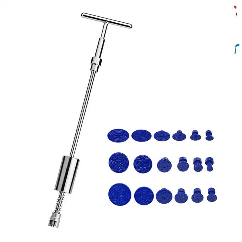 Dellenzieher，Dellen Reparaturset Auto 19Pcs Auto Ausbeulen ohne Reparatur Werkzeuge Puller Remova Kit Slide Hammer Reverse Hammer Werkzeug Körper Saugnapf von AYKNINGD