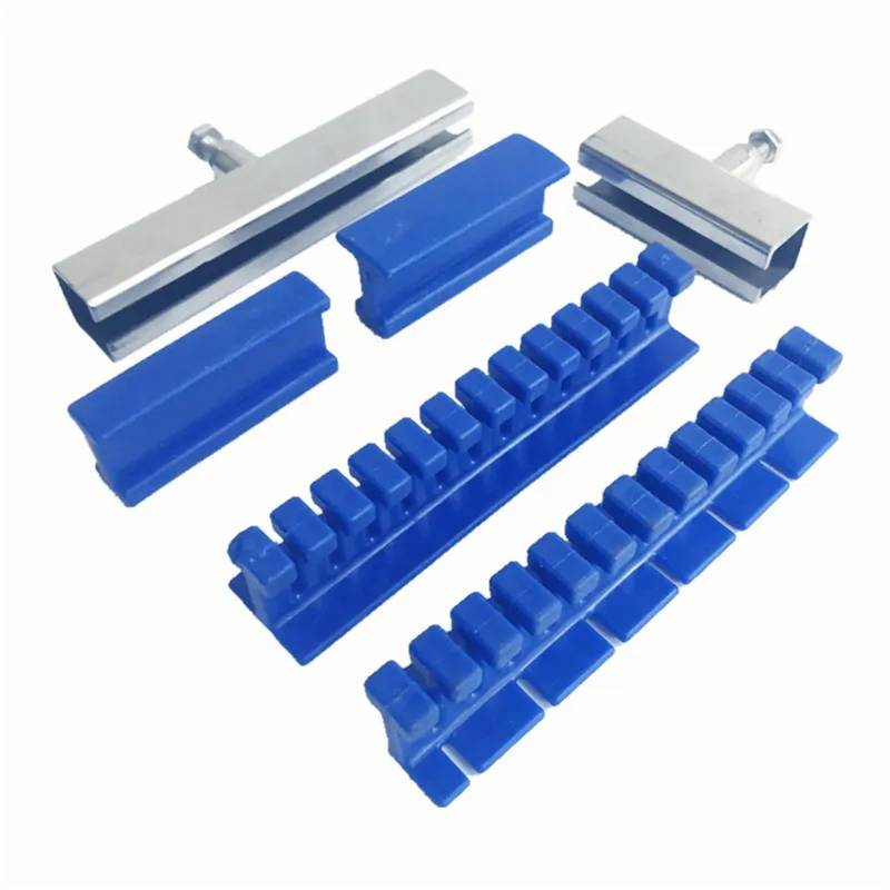 Dellenzieher，Dellen Reparaturset Auto Auto Paintless Dent Repair Tools Puller Removal Kit Slide Hammer Reverse Hammer Werkzeugkörper Saugnapf/Klebstoff Blaue Klebelaschen(Kit 1 (No Puller)) von AYKNINGD