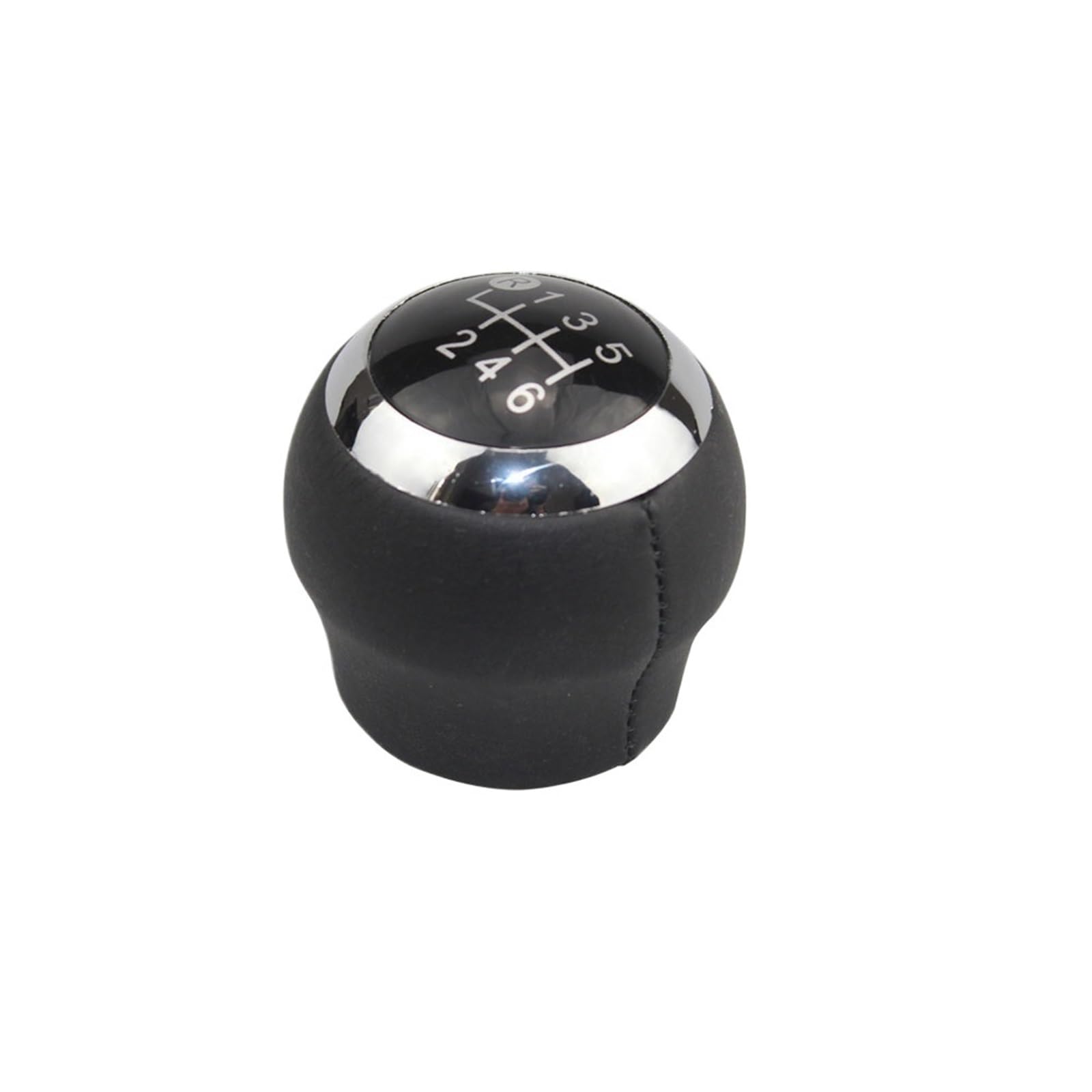 Schaltknauf,Gear Shift Knob 5/6 Gang Auto Schaltknauf Hebel Schalthebel Handball(Black 6 Speed) von AYKNINGD