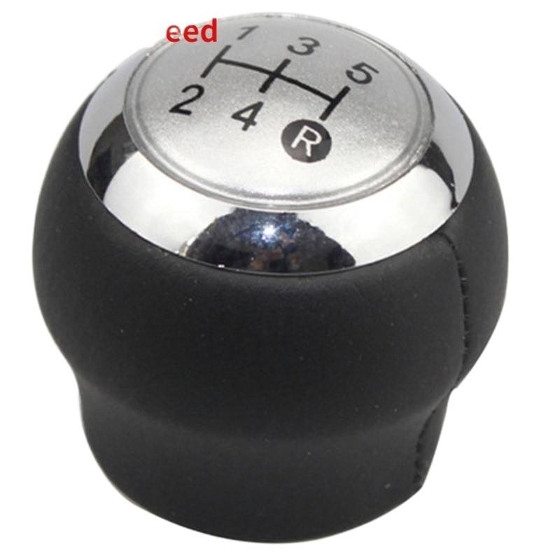 Schaltknauf,Gear Shift Knob 5/6 Gang Auto Schaltknauf Hebel Schalthebel Handball(Silver 5 Speed) von AYKNINGD