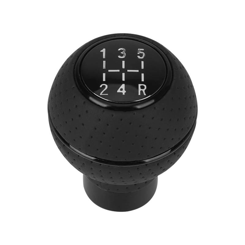 Schaltknauf,Gear Shift Knob 5-Gang-Aluminium-Universal-Auto-Schaltknauf M8 M10 M11 M12 for Schaltgetriebe Automatikgetriebe-Niveauknopf Schalthebel(Black) von AYKNINGD