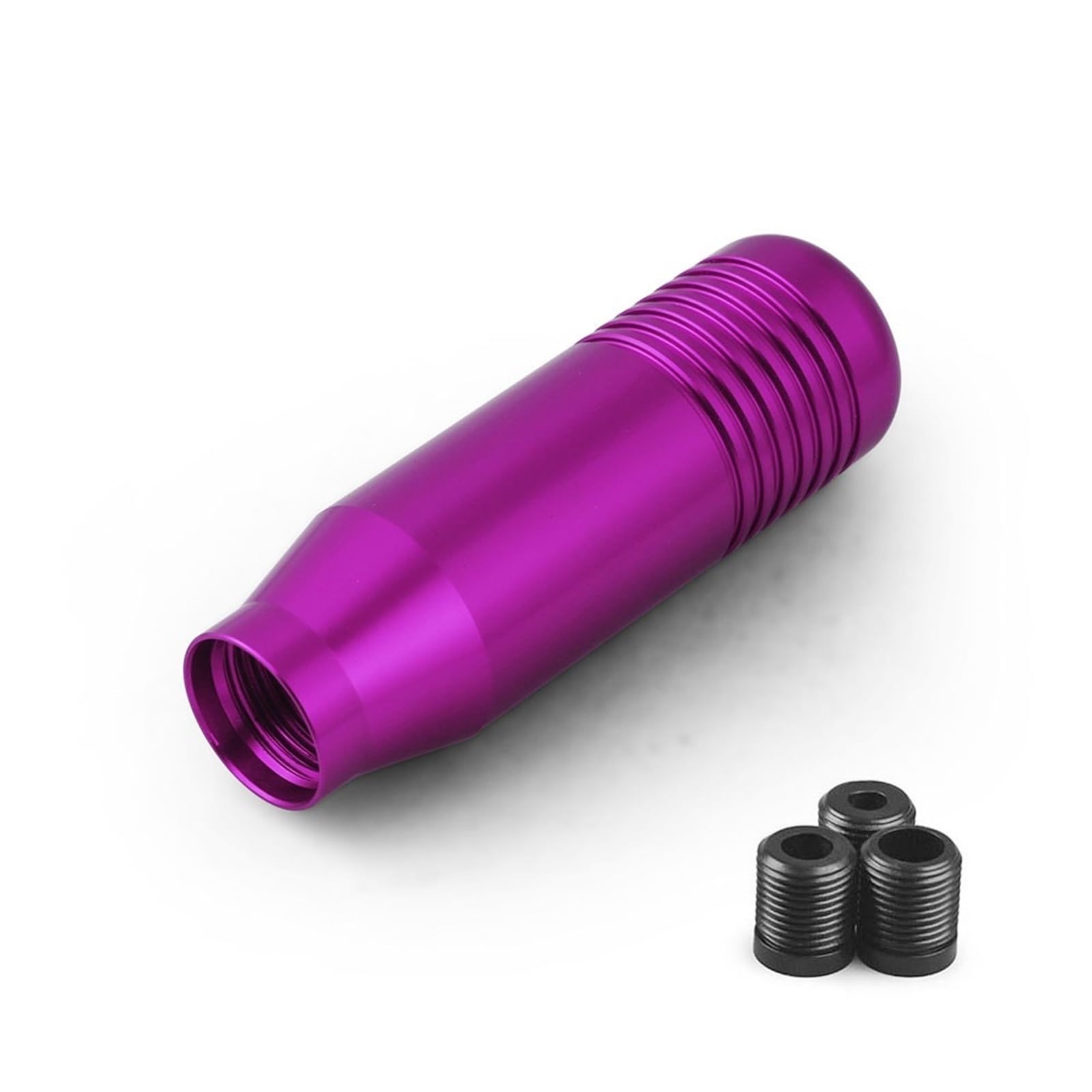 Schaltknauf,Gear Shift Knob 8,5 cm stilvoller Schaltknauf-Stick, Schaltgetriebe, universelles Auto, Aluminium, verlängerter Schaltknauf, Schaltknauf, KEIN Logo(Purple) von AYKNINGD