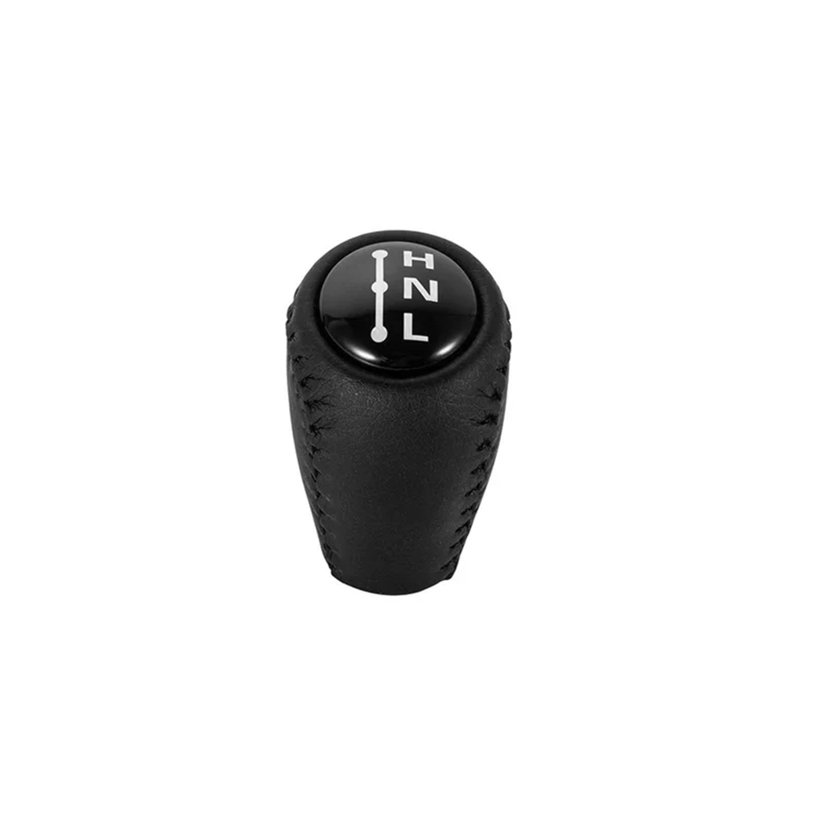 Schaltknauf,Gear Shift Knob Schaltknauf, 5-Gang-Schaltgetriebe, Leder-Transfer-Gangschaltung(Black-2) von AYKNINGD