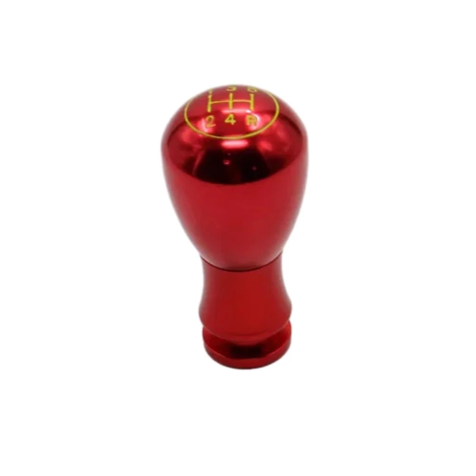 Schaltknauf,Gear Shift Knob Universeller 5-Gang-Schaltgetriebe-Universal-Schaltkopf aus Aluminiumlegierung for Nachrüsten des Fahrzeugs mit Schaltkopf(Red) von AYKNINGD