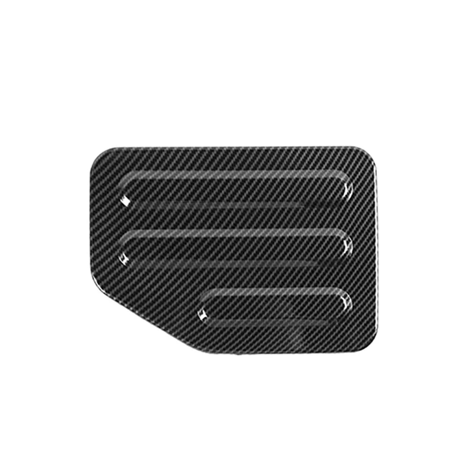 Tankdeckel,Tankdeckel Treibstoff Auto Kraftstoff Füllstoff Tank Abdeckung Öl Kappe Abdeckung Passend Für Suzuki Jimny 2019 2020 2021 JB64 JB74W Dekoration Aufkleber Zubehör(Carbon Fiber Black) von AYKNINGD