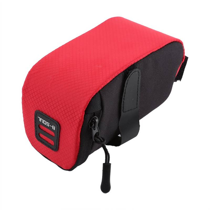 AYNEFY Satteltasche,Fahrrad Sattel Tasche Fahrradtasche Rahmen Satteltasche Mountainbike Fahrradtasche Rennrad Mountainbike Fahrrad Satteltasche mit Reißverschlüssen für Faltrad/Rennrad/MTB (Rot) von AYNEFY