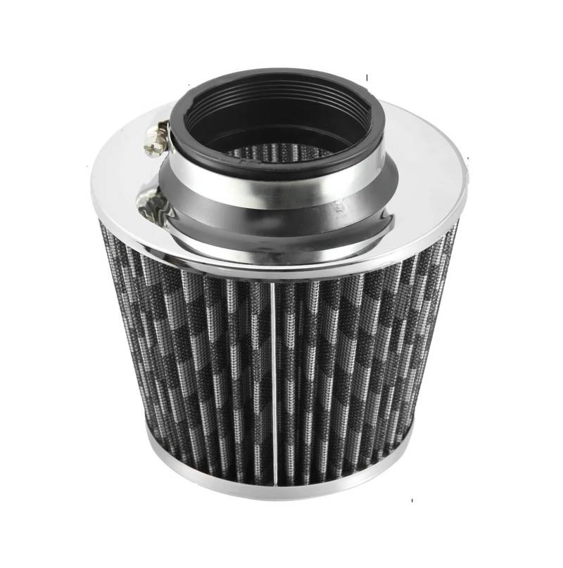 Ansaugschlauch 60/65/70mm Auto Zubehör Auto Motor Reduzierring Einlass Kaltlufteinlass Filter Kegel Teile Waschbar Klemme Auf Trocken Auto Lufteinlass(65mm Carbon Fiber) von AYOK