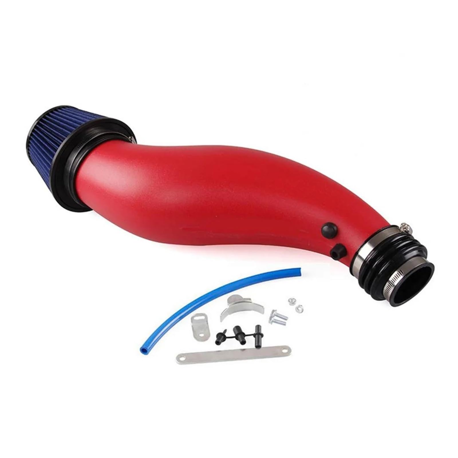 Ansaugschlauch Auto Air Intake Rohr Für Civic 1992 1993 1994 1995 1996 1997 1998 1999 2000 EK EG Luftfilter Ansaugrohr Schwarz Rot Blau Carbon Auto Lufteinlass(Rot) von AYOK