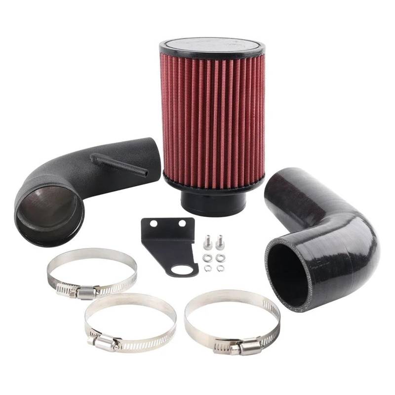 Ansaugschlauch Für A3 Q2 Q3 1,4 EA211 Auto Zubehör Schwarz Air Intake Induction Rohr & Hitzeschild Filter Auto Lufteinlass(Black Pipe) von AYOK