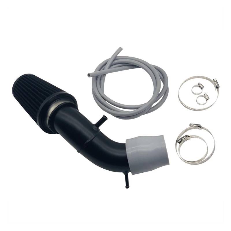 Ansaugschlauch Für Abarth 500 595 695 Luftansaugset, Lufteinlass, High-Flow-Zufuhrsystem In Airbox-Position, Ersatz-Leistungsteile Auto Lufteinlass(Grey Silicone Hose) von AYOK