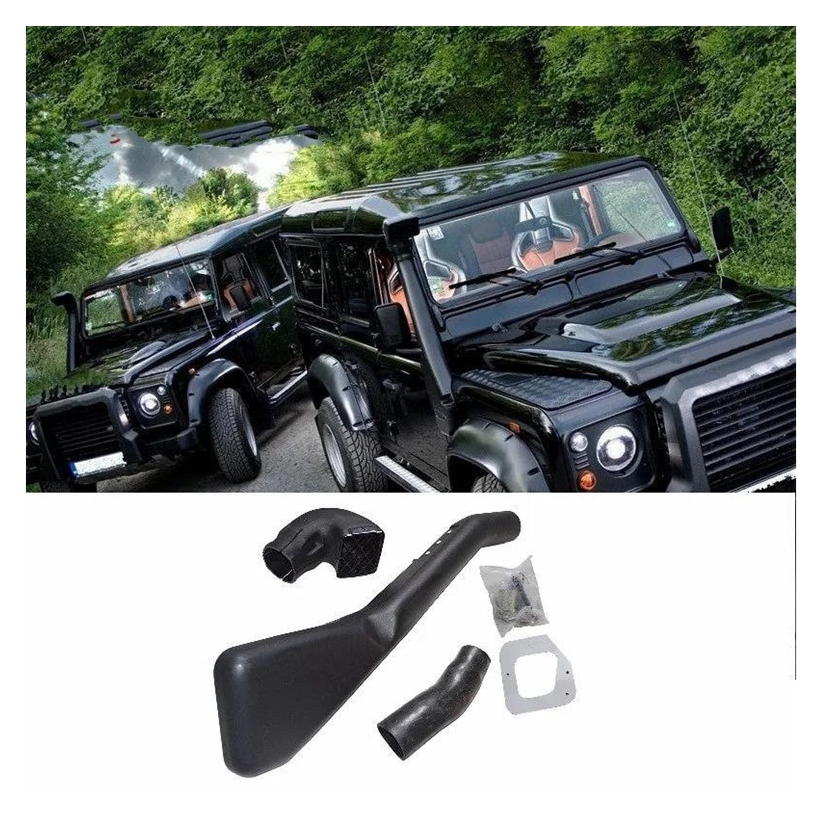 Ansaugschlauch Für Land Für Rover Für Defender Td4 2007-2,1 300tdi Td4.2 Liter Diesel Rechts Auto Außen Bodykits Lufteinlässe Airflow Filter Rohr Auto Lufteinlass von AYOK