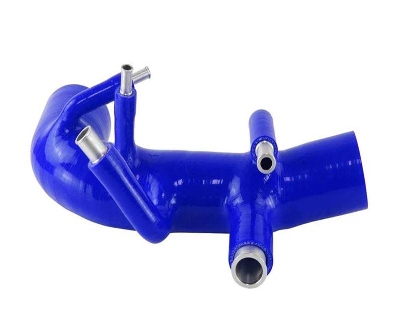 Ansaugschlauch Für Subaru Für Impreza Für GDB EJ20 Für STI Für WRX MK 7-8 VER-7/8/9 Silikon Turbo Ansaugrohr Schlauch Schwarz/Blau/Rot Auto Lufteinlass(Blau) von AYOK