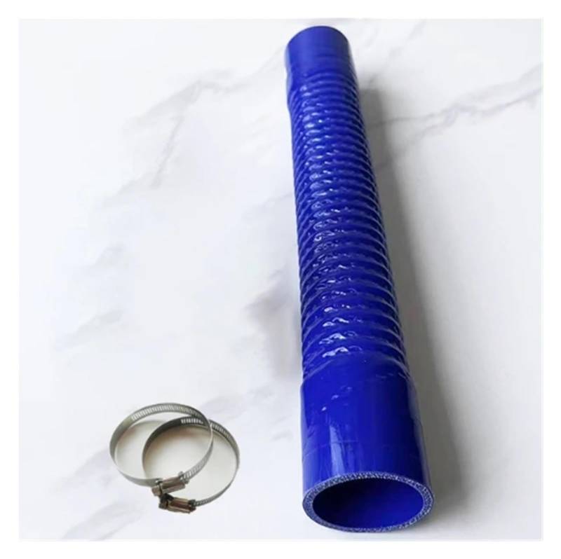 Ansaugschlauch ID 25-600mm Blau Universal Auto Silikon Flexible Schlauch Kühler Rohr Rohr Für Lufteinlass Hochdruck Hohe Temperatur Gummi Joiner Auto Lufteinlass(400mm,ID38mm) von AYOK