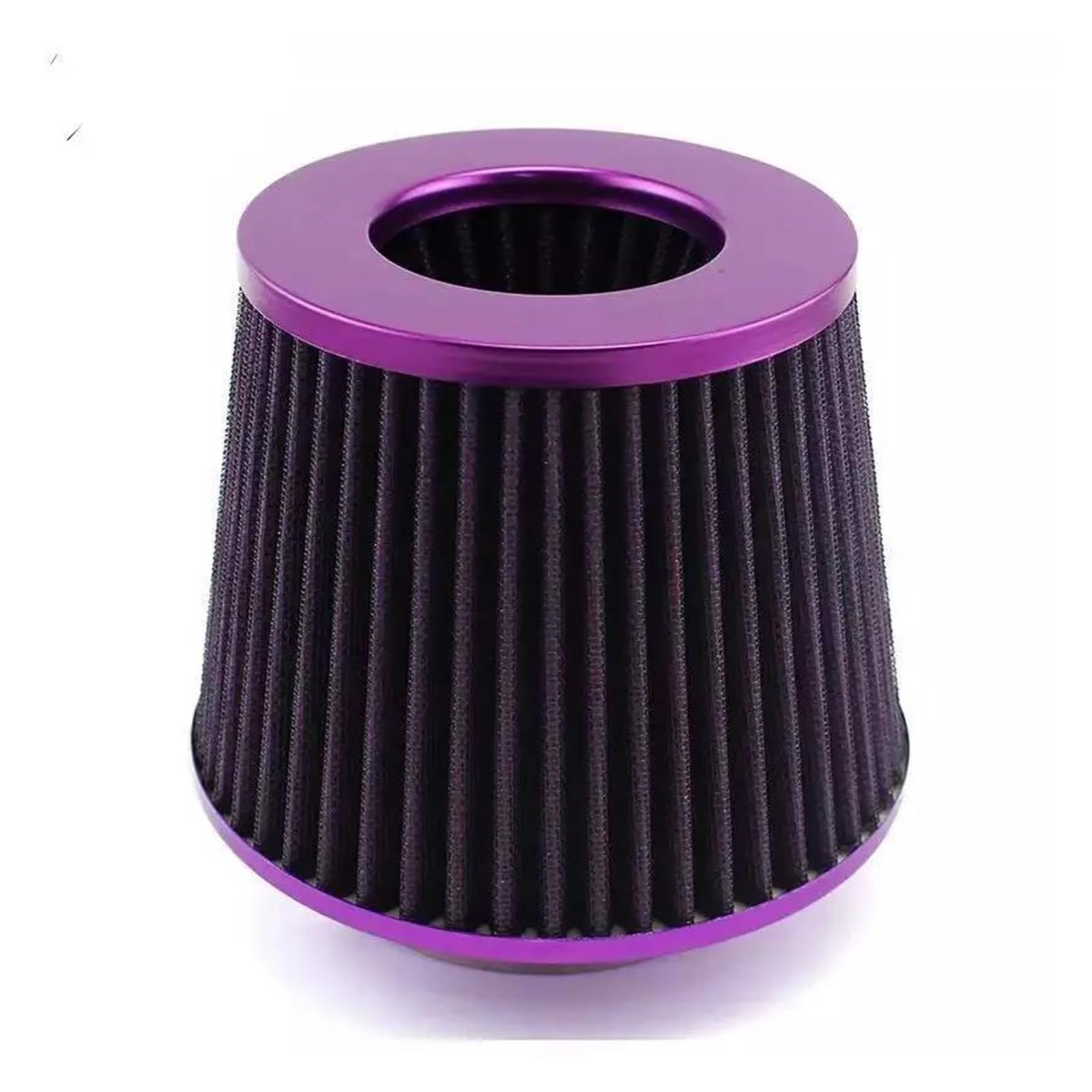 Ansaugschlauch Universeller Auto-modifizierter Luftfilter Mit Hohem Durchfluss Pilzkopf-Luftfilter 76 Mm Universeller Kopf-Luftfilter Auto Lufteinlass(Violett) von AYOK