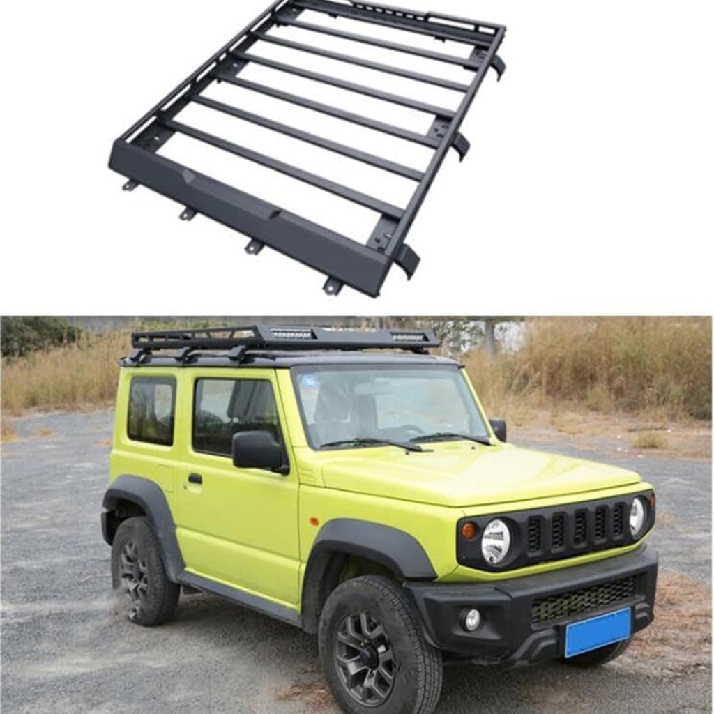 AYUE Dachgepäckträger für Suzuki Jimny JB64 JB74 2019 2020 2021 2022 2023, Dachgepäckträger für Auto, Metall, Aluminium, A (B) von AYUE