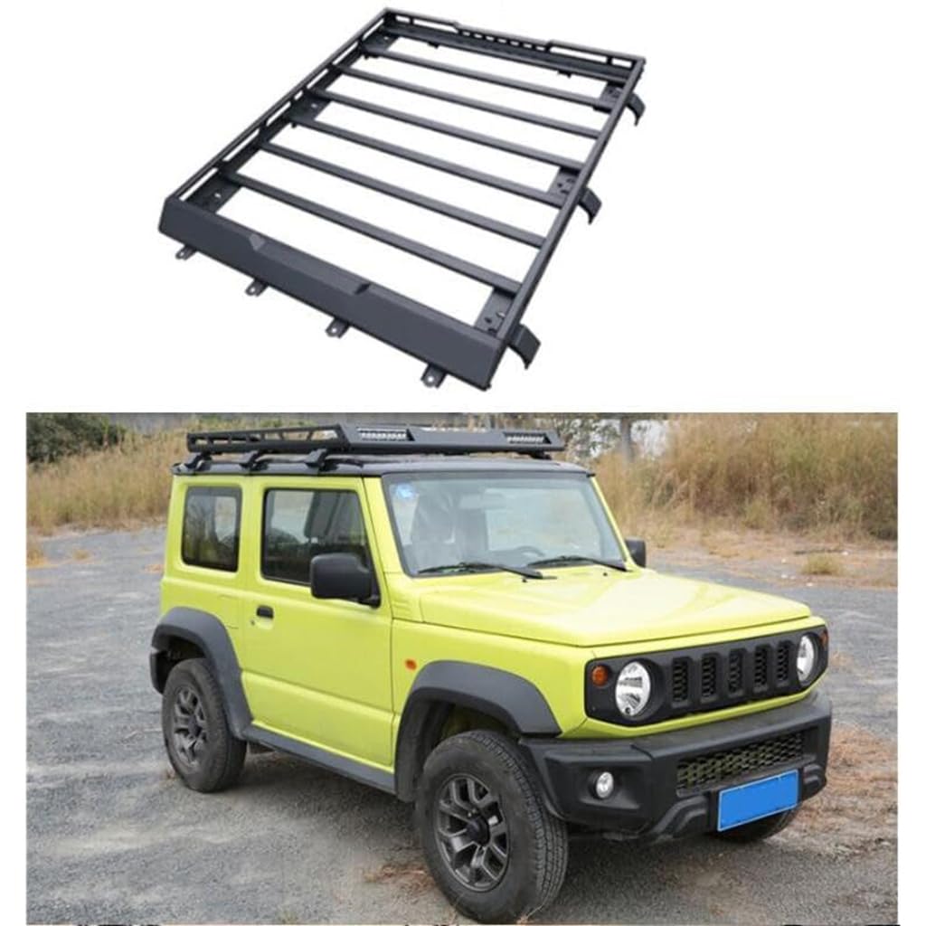 AYUE Dachgepäckträger für Suzuki Jimny JB64 JB74 2019 2020 2021 2022 2023, Dachgepäckträger für Auto aus Metall, Aluminium, A (A) von AYUE