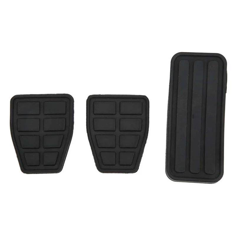 3 Teile/satz Auto Zubehör Bremse Kupplung Accelerator Gas Pedal Pad Gummi Schwarz Fit Für Transporter T4 GOLF JETTA MK2#171721647 von AYUNCAI