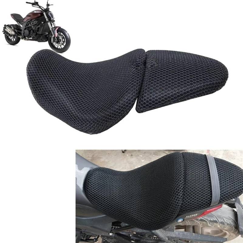 AYUNCAI Atmungsaktives Mesh Für 502c 502 C Motorrad 3D Mesh Sitz Abdeckung Wärmedämmung Sitzkissen Abdeckung Schutz von AYUNCAI