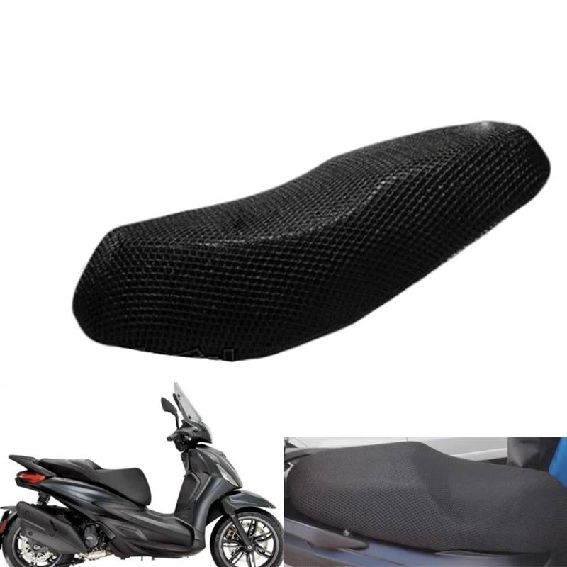 AYUNCAI Atmungsaktives Mesh Für Beverly 300 400 Nylon Stoff Sattel Sitz Abdeckung Motorrad 3D Atmungsaktive Sonnenschutz Mesh Schutz Kissen von AYUNCAI