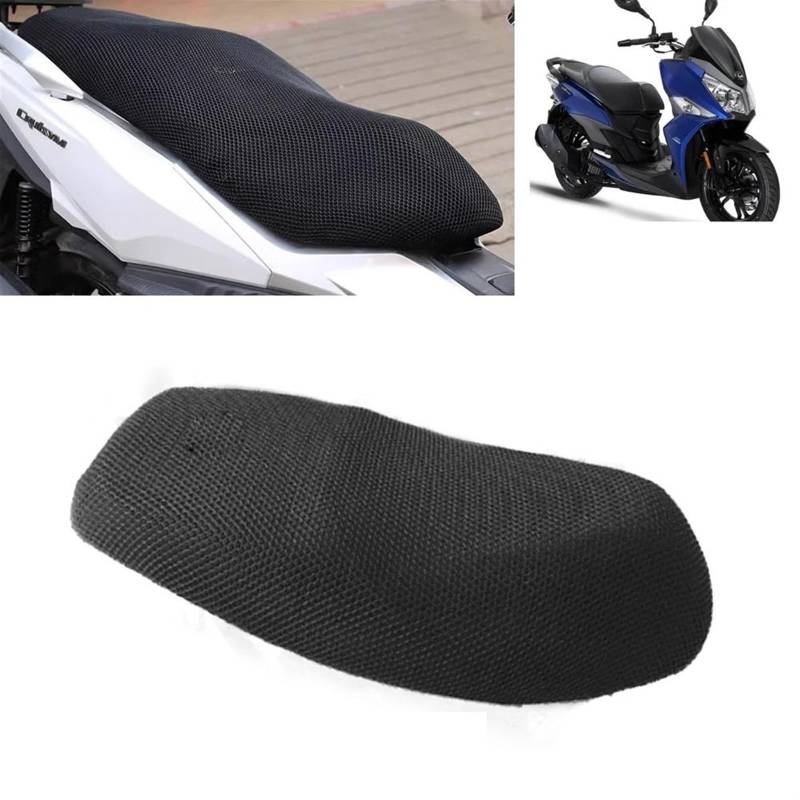 AYUNCAI Atmungsaktives Mesh Für SYM Jet 14 125 Cruise 150X Motorrad 3D Atmungsaktive Sonnenschutz Mesh Schutz Kissen Sitz Abdeckung von AYUNCAI