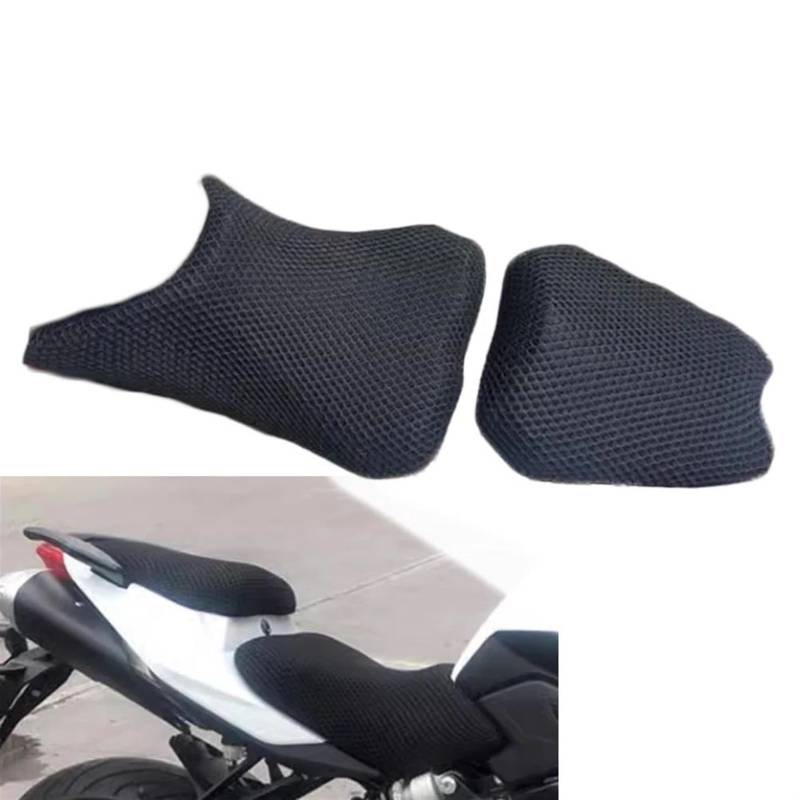 AYUNCAI Atmungsaktives Mesh Motorrad Vorne Hinten 3D Mesh Sitz Abdeckung Wärmedämmung Sitzkissen Wasserdicht Für TNT600 Tnt600i BJ600GS 2020 von AYUNCAI