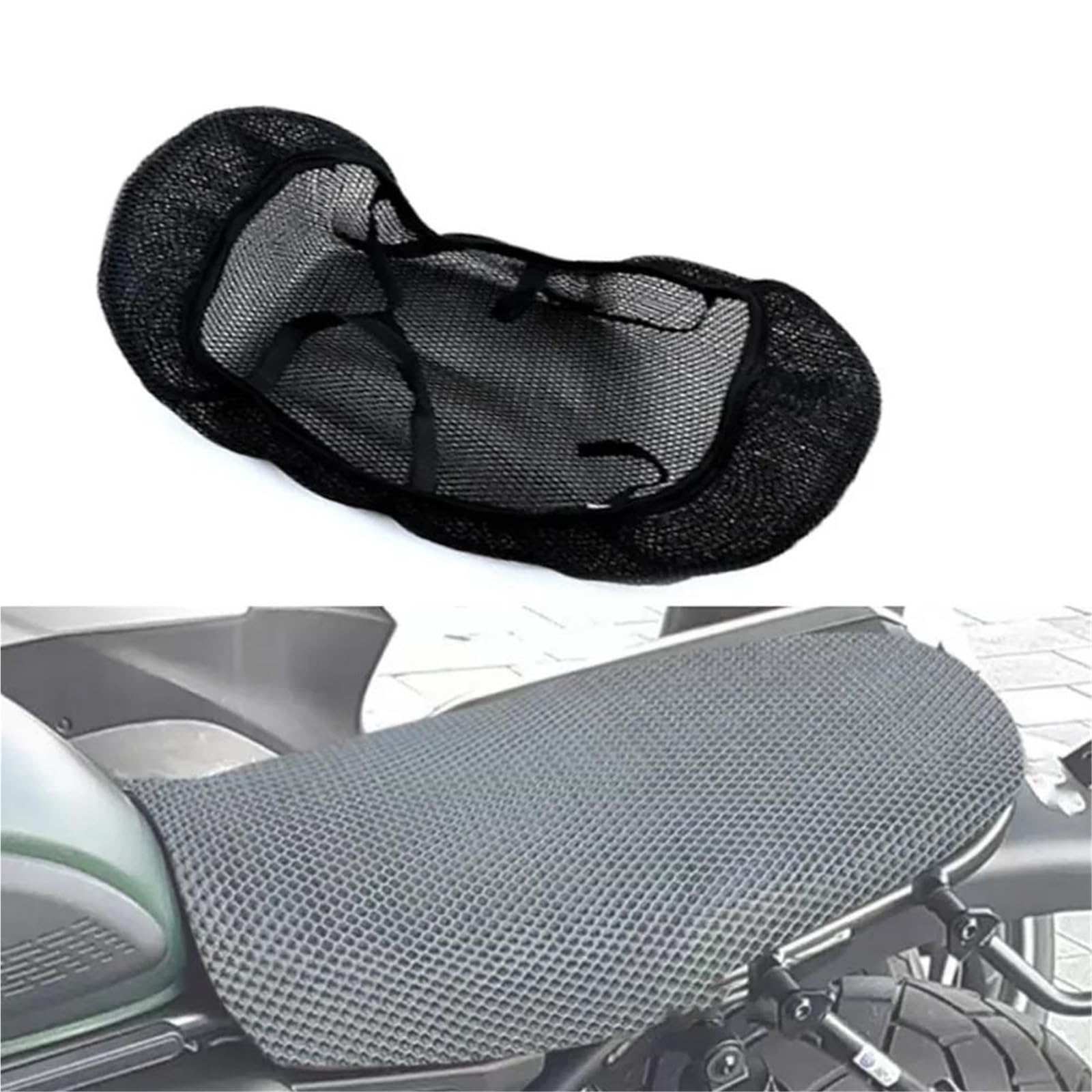 AYUNCAI Sitzbezug 3D Wasserdicht Atmungsaktiv Mesh Sitz CL 250 300 500 Kissenbezug Motorrad Sitzkissenbezug Für SCL500 CL500 CL300 CL250 von AYUNCAI