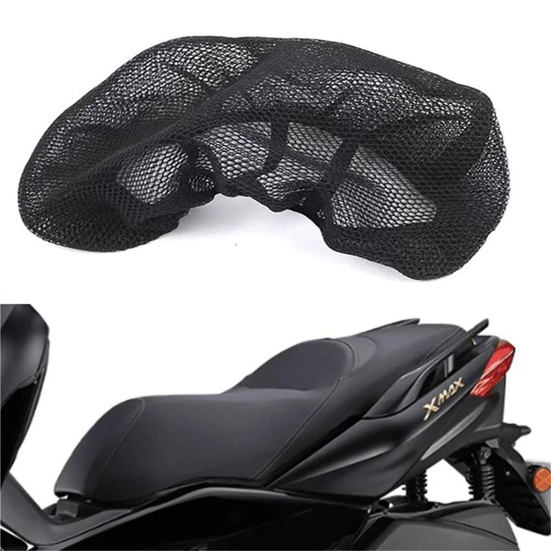 AYUNCAI Sitzbezug 3D Wasserdicht Atmungsaktiv Mesh Sitzkissenbezug Motorrad Sitzkissenbezug Für XMAX300 Xmax 300 X-MAX 125 150 XMAX150 von AYUNCAI