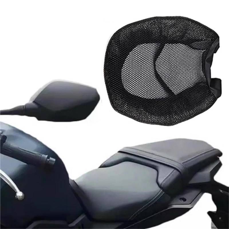 AYUNCAI Sitzbezug 3D Wasserdicht Atmungsaktiv Mesh Sitzkissenbezug Motorrad Vordersitzkissenbezug Für CBR650R CBR650F CB650R 2019-2023 von AYUNCAI